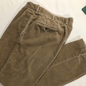 POLO GOLF men's pants 34/34 Tan Corduroy